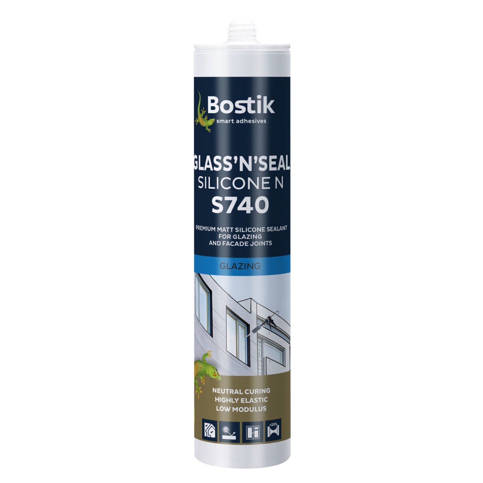 BOSTIK S740 GLASS’N’SEAL SILICONE