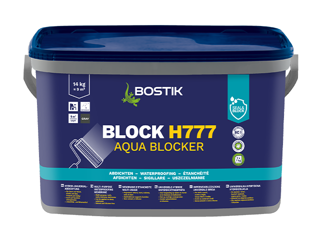 Bucket of H777 aquablocker
